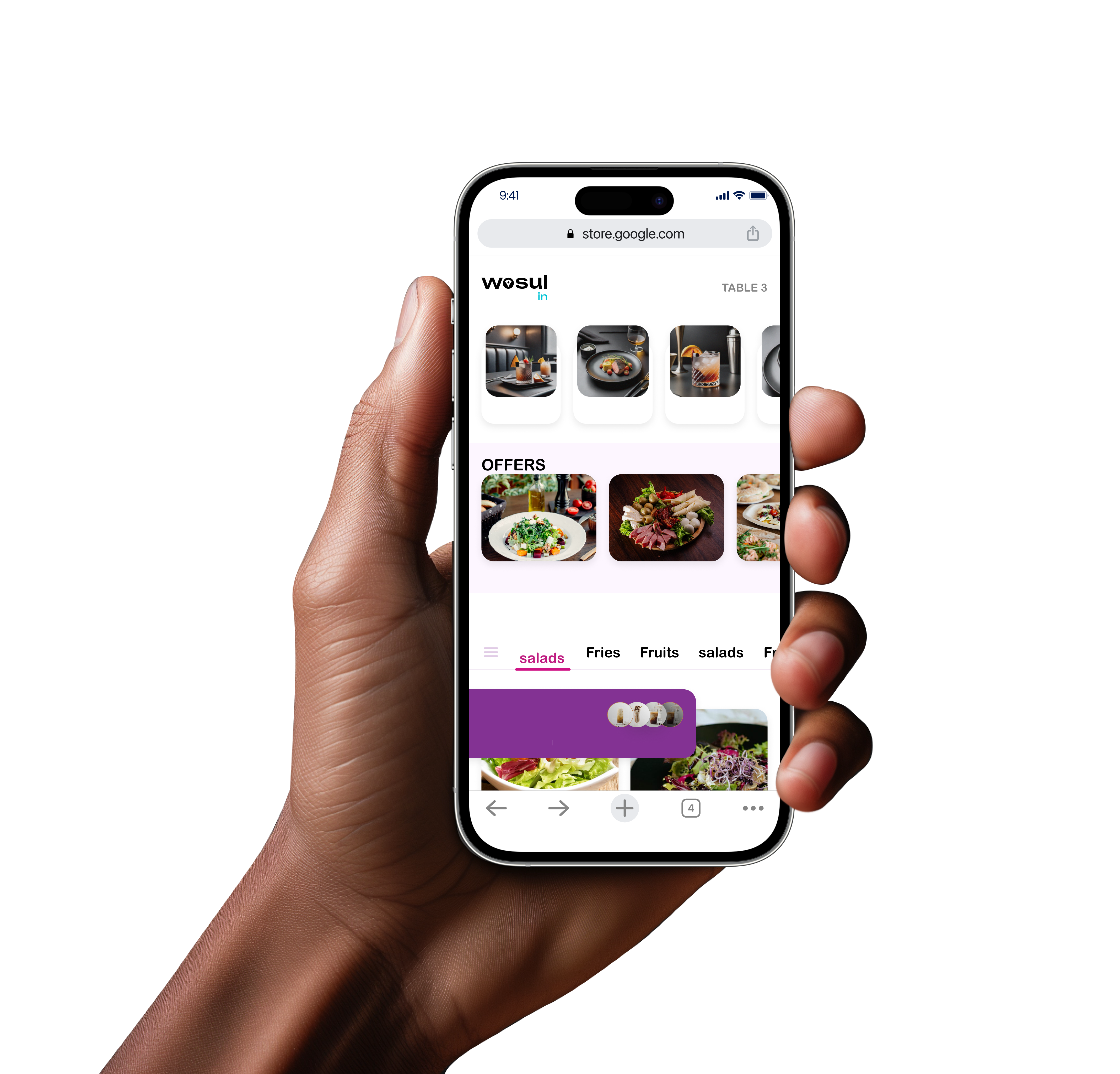 Merchant using Wosul